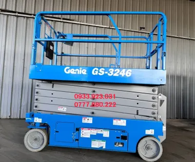 Xe nâng người cắt kéo cao 12 mét Genie GS-3246