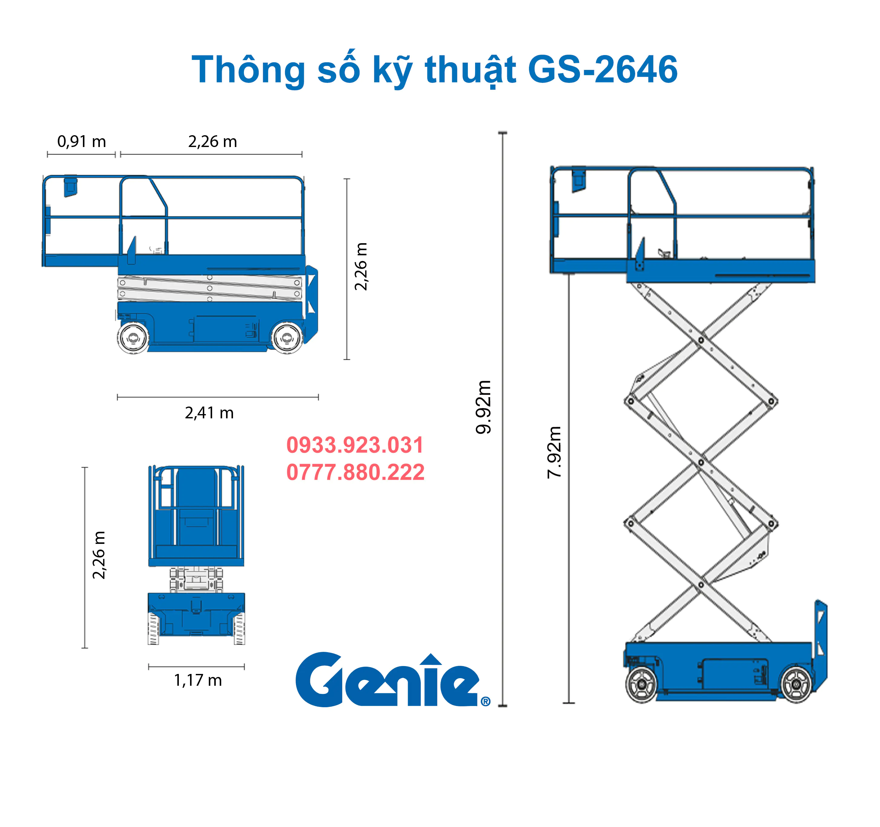 Thông số kỹ thuật Genie GS-2646